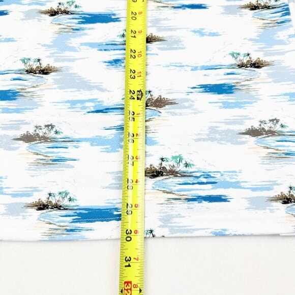 Chaps Golf Mens 4-Way Stretch Super Soft Printed Bright White Polo Shirt 2XL NWT - Picture 11 of 11